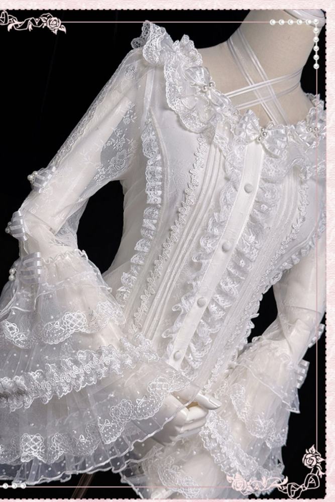 Alice Girl ～Loving Heart～ Sweet Hime Long Sleeve Lolita Blouse