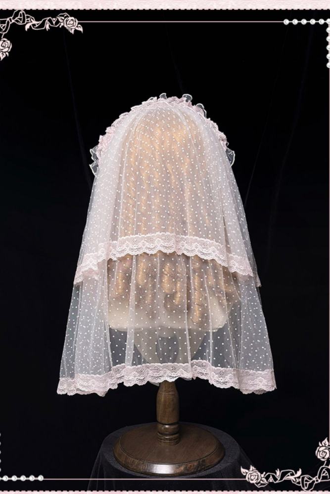 Alice Girl ～Loving Heart～ Sweet Lolita Bonnet Bow Tailing and Choker