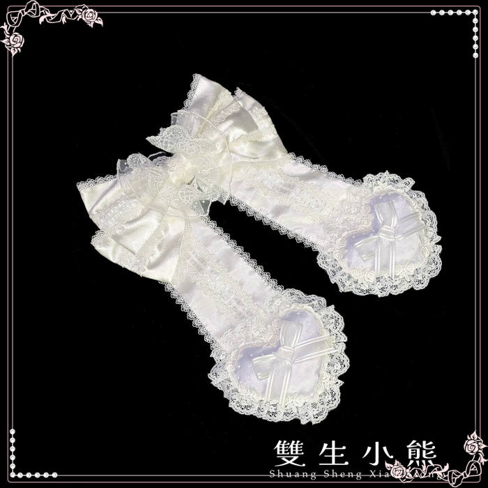 Alice Girl ～Loving Heart～ Sweet Lolita Bonnet Bow Tailing and Choker