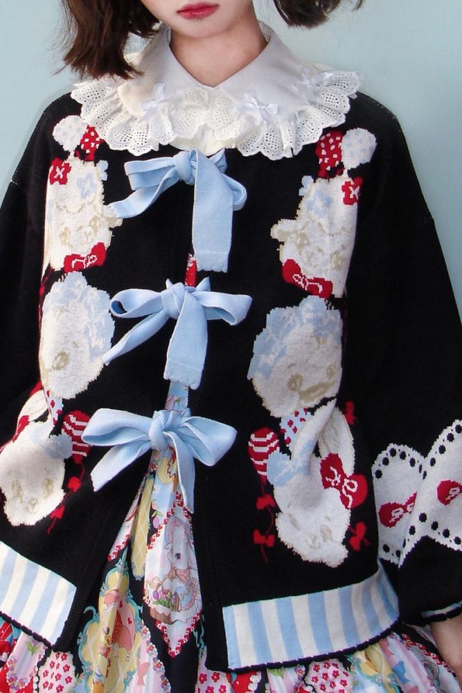 Showa Kaleidoscope Lolita Vest and Cardigan