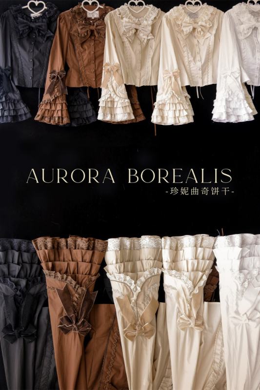 Aurora Borealis ～Jenny Cookies～ Knight Hime Sleeve Lolita Blouse