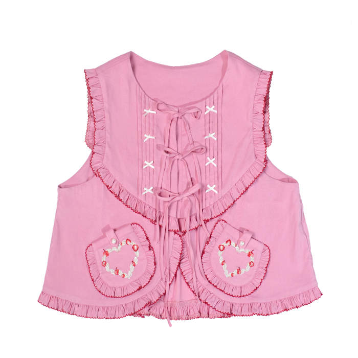 Showa Kaleidoscope Lolita Vest and Cardigan