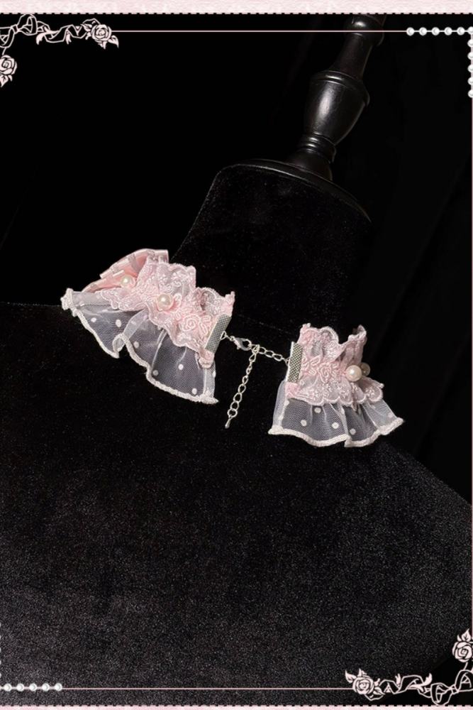 Alice Girl ～Loving Heart～ Sweet Lolita Bonnet Bow Tailing and Choker