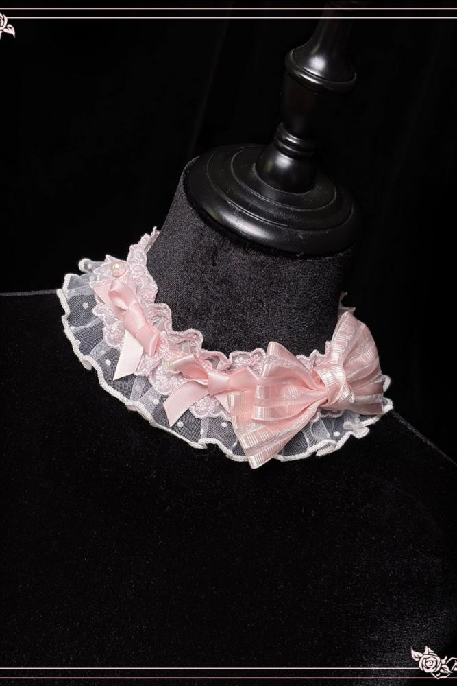 Alice Girl ～Loving Heart～ Sweet Lolita Bonnet Bow Tailing and Choker
