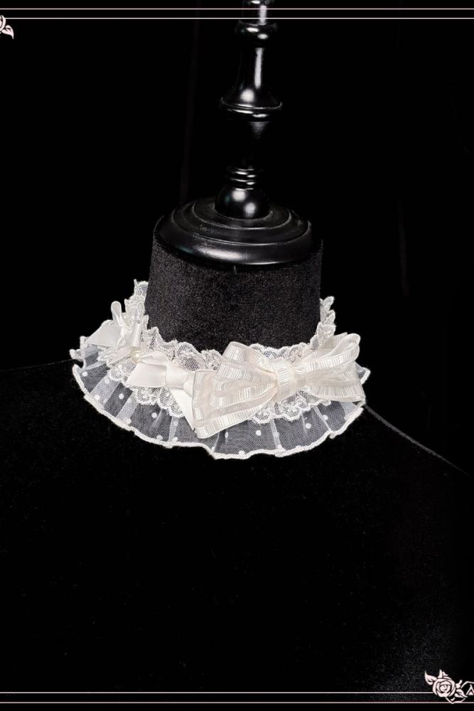 Alice Girl ～Loving Heart～ Sweet Lolita Bonnet Bow Tailing and Choker