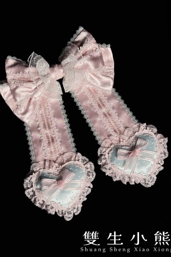 Alice Girl ～Loving Heart～ Sweet Lolita Bonnet Bow Tailing and Choker