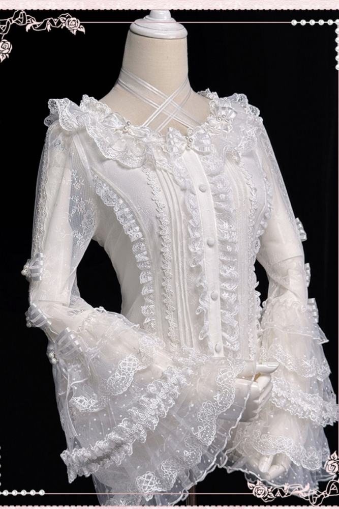 Alice Girl ～Loving Heart～ Sweet Hime Long Sleeve Lolita Blouse