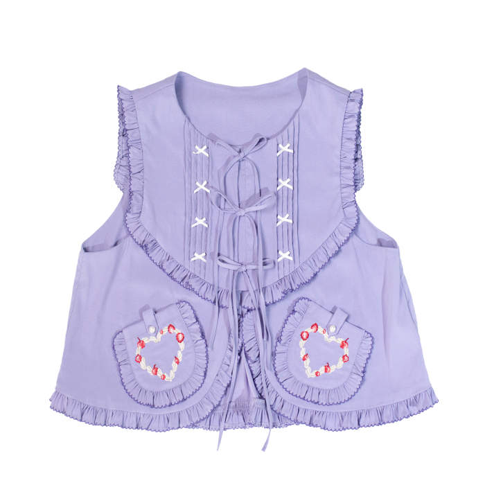 Showa Kaleidoscope Lolita Vest and Cardigan