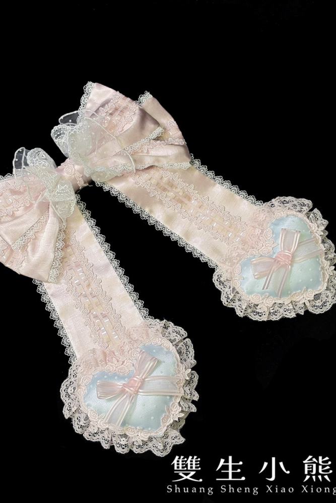 Alice Girl ～Loving Heart～ Sweet Lolita Bonnet Bow Tailing and Choker