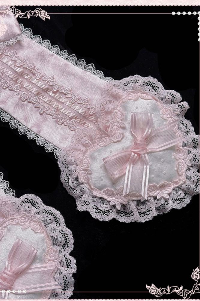 Alice Girl ～Loving Heart～ Sweet Lolita Bonnet Bow Tailing and Choker