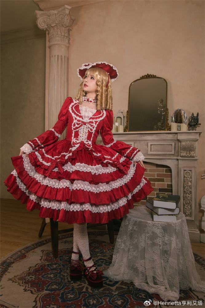 Henrietta Eternal France Doll Lolita Dress, Hat and Choker