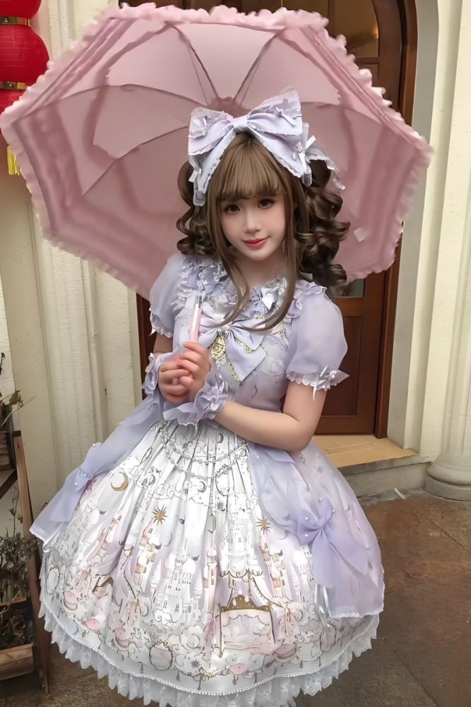 White Bird ～Romantic Castle～ Lolita Short Sleeve Blouse