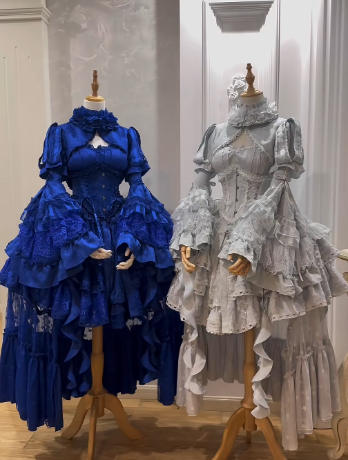 Smoothy Caliburn Gothic Lolita Dress Full Set