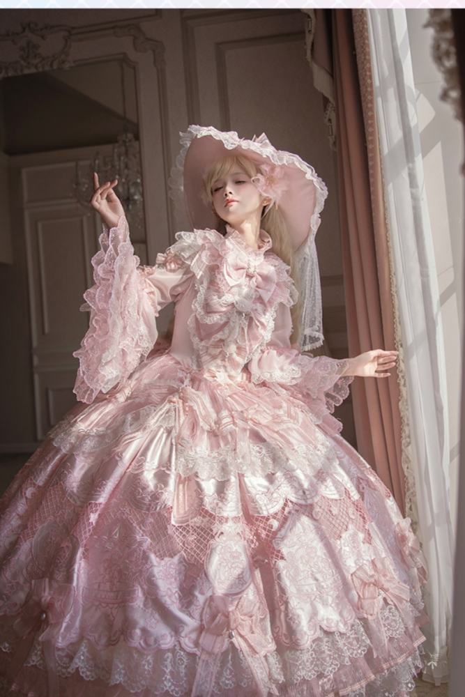 Alice Girl ～Promise Under the Galaxy～ Hime Lolita Long JSK and Blouse