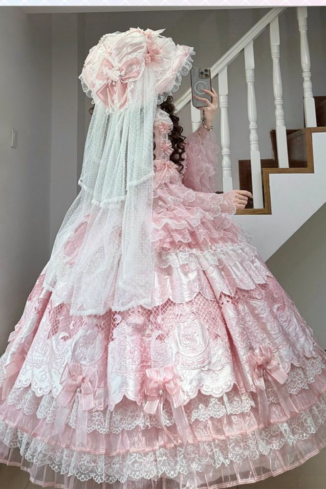 Alice Girl ～Promise Under the Galaxy～ Hime Lolita Long JSK and Blouse
