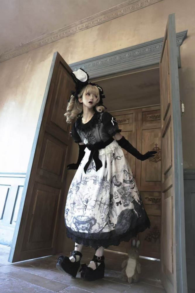 Hyq ～Symbiotic Doll～ Gothic Lolita High Waist OP