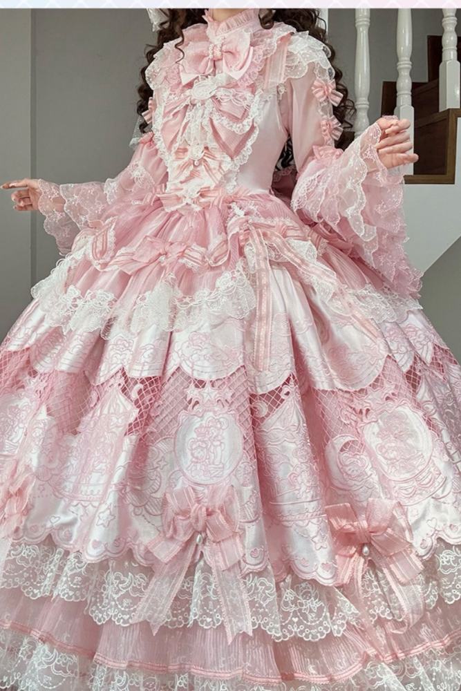 Alice Girl ～Promise Under the Galaxy～ Hime Lolita Long JSK and Blouse