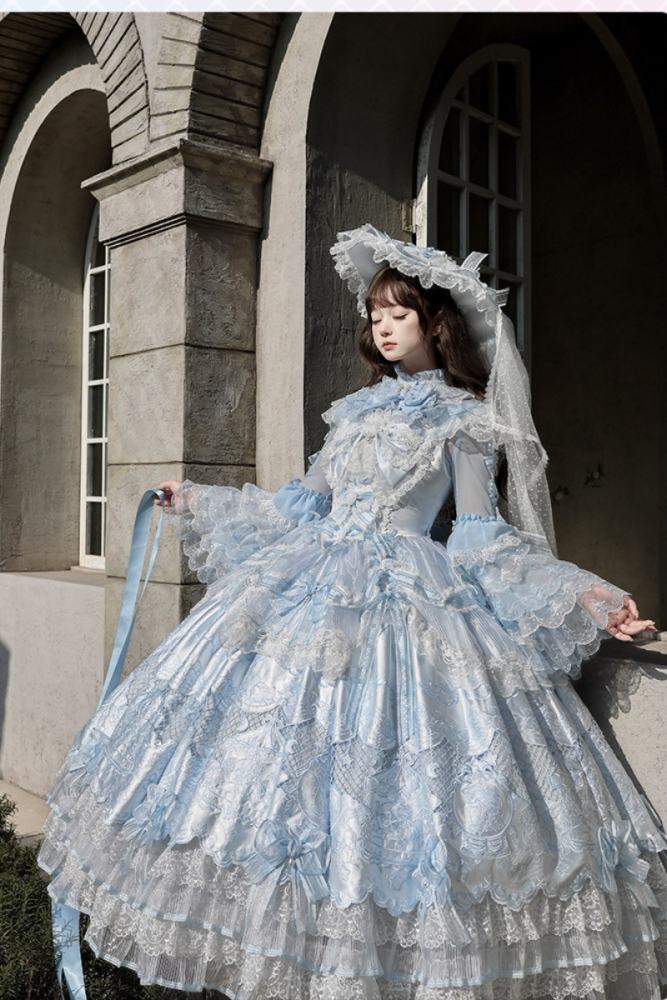 Alice Girl ～Promise Under the Galaxy～ Hime Lolita Long JSK and Blouse