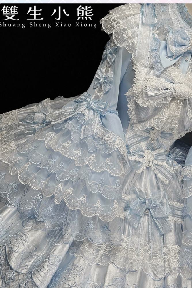 Alice Girl ～Promise Under the Galaxy～ Hime Lolita Long JSK and Blouse