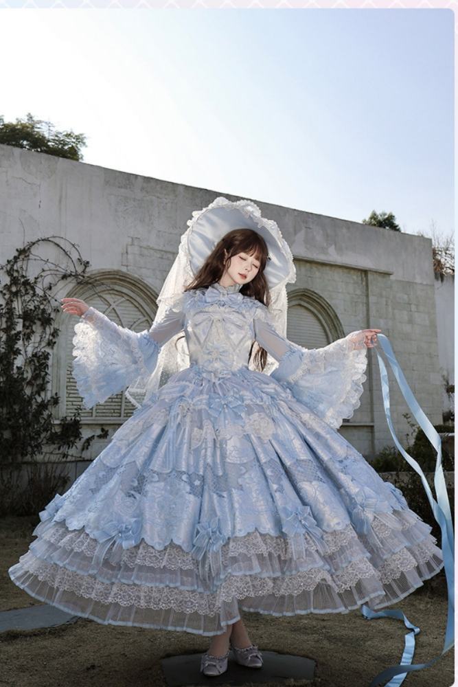 Alice Girl ～Promise Under the Galaxy～ Hime Lolita Long JSK and Blouse