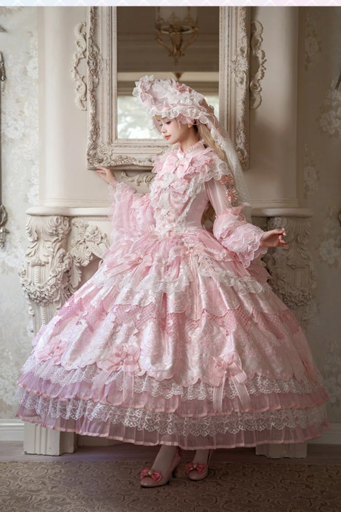 Alice Girl ～Promise Under the Galaxy～ Hime Lolita Long JSK and Blouse