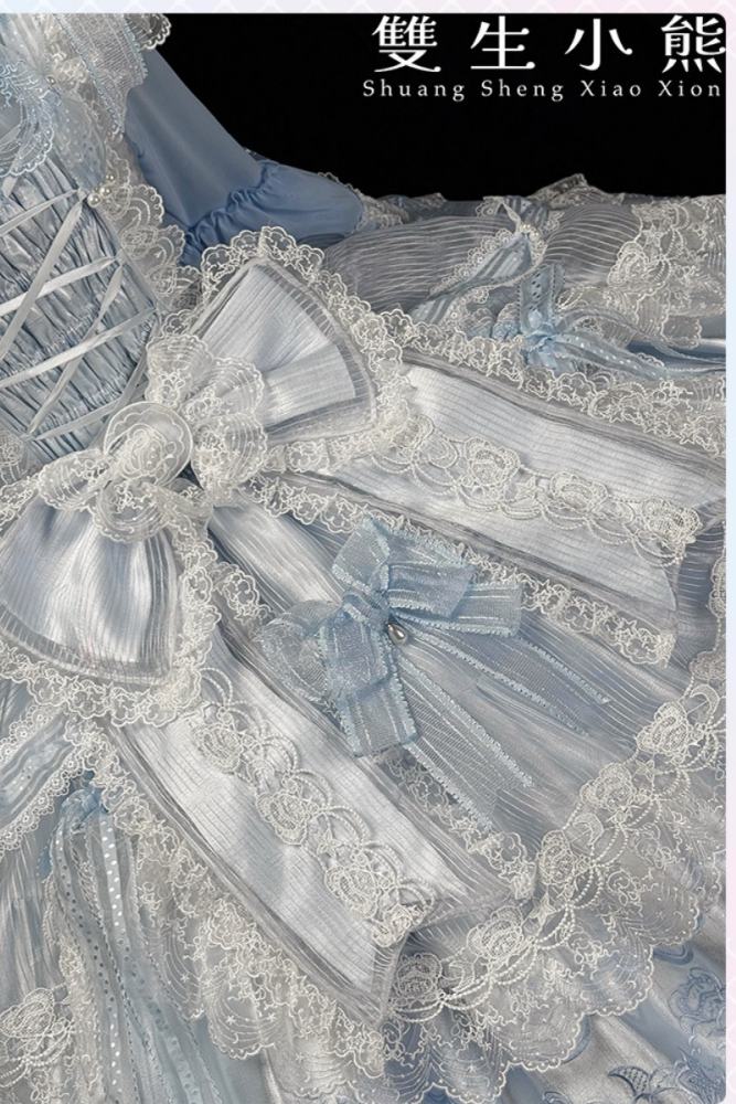 Alice Girl ～Promise Under the Galaxy～ Hime Lolita Long JSK and Blouse