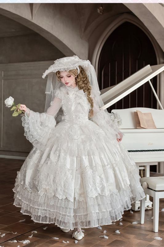 Alice Girl ～Promise Under the Galaxy～ Hime Lolita Long JSK and Blouse