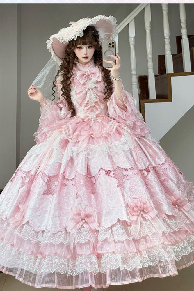 Alice Girl ～Promise Under the Galaxy～ Hime Lolita Long JSK and Blouse