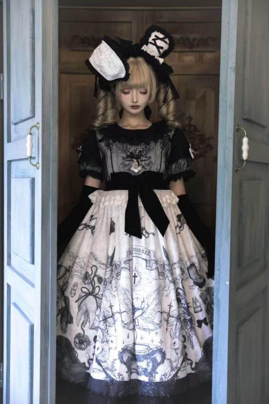 Hyq ～Symbiotic Doll～ Gothic Lolita High Waist OP