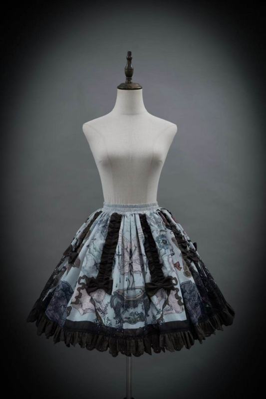 Hyq ～Symbiotic Doll～ Prints Gothic Lolita Skirt