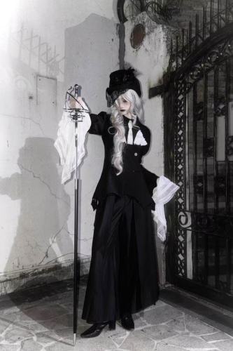 Hyq ～Symbiotic Doll～ Gothic Lolita Blouse Apron and Coat