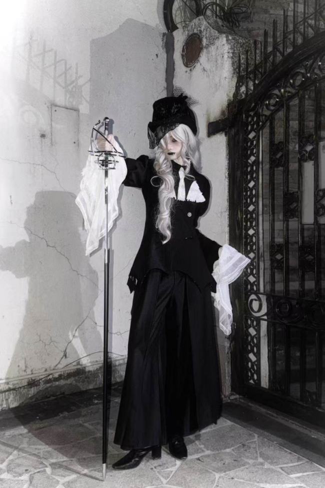 Hyq ～Symbiotic Doll～ Gothic Lolita Blouse Apron and Coat