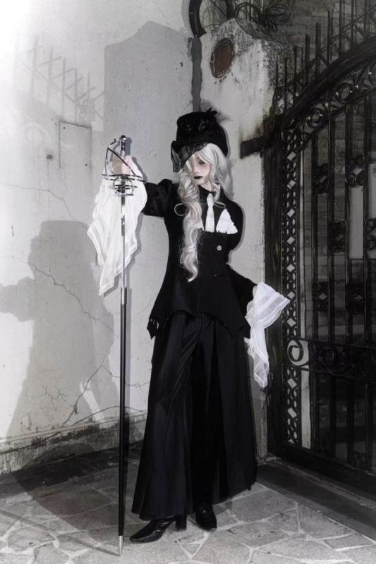 Hyq ～Symbiotic Doll～ Gothic Lolita Blouse Apron and Coat