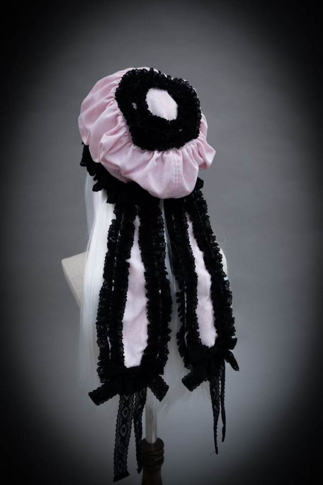 Hyq ～Symbiotic Doll～ Gothic Lolita Hairband Hat Bonnet Brooch and Necklace