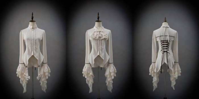 Hyq ～Symbiotic Doll～ Gothic Lolita Blouse Apron and Coat