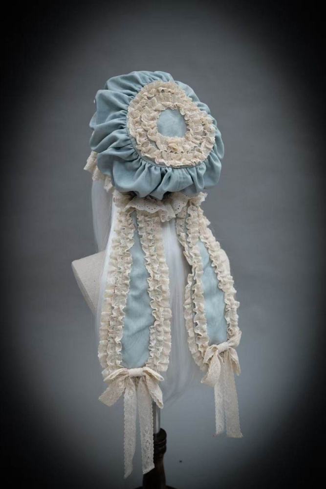 Hyq ～Symbiotic Doll～ Gothic Lolita Hairband Hat Bonnet Brooch and Necklace