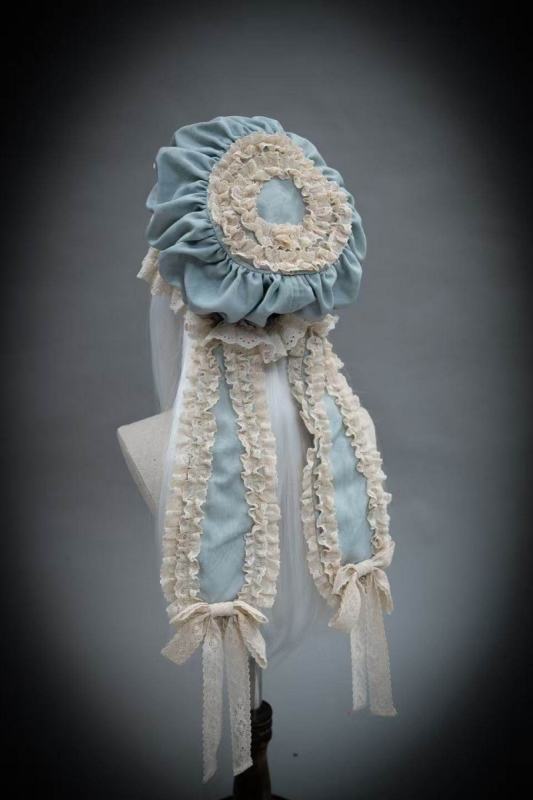 Hyq ～Symbiotic Doll～ Gothic Lolita Hairband Hat Bonnet Brooch and Necklace