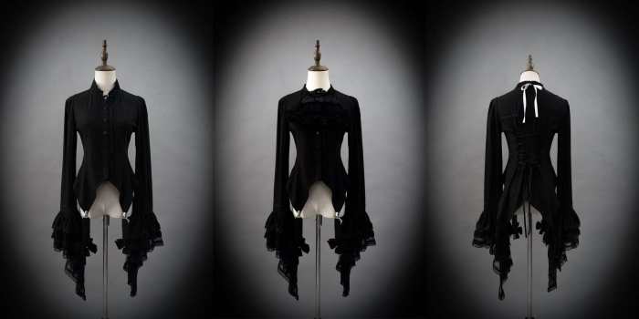 Hyq ～Symbiotic Doll～ Gothic Lolita Blouse Apron and Coat