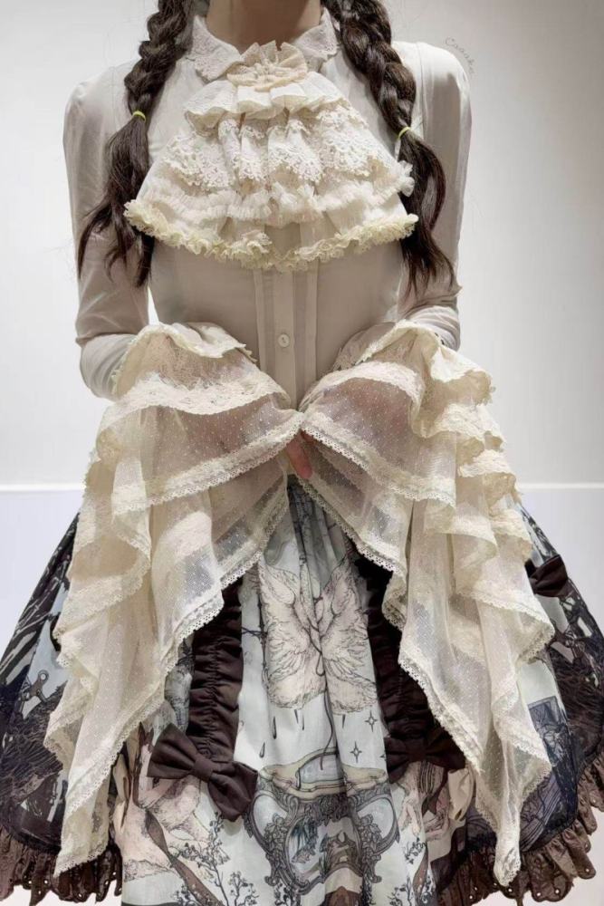 Hyq ～Symbiotic Doll～ Gothic Lolita Blouse Apron and Coat