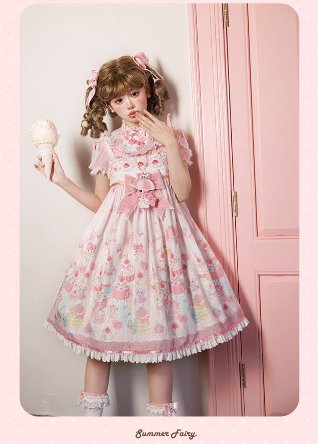 Summer Fairy ~Sanrio Collaborated My Melody~ Print Lolita JSK