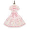 White Pink Printed OP