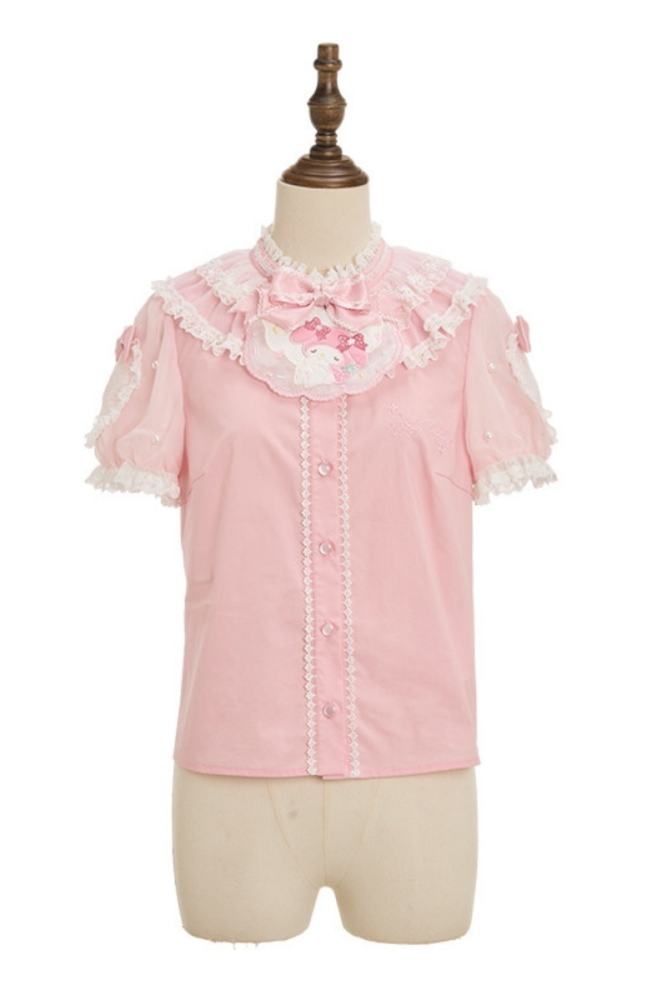 Summer Fairy ~Sanrio Collaborated My Melody~ Lolita Cardigans Blouse and Bag