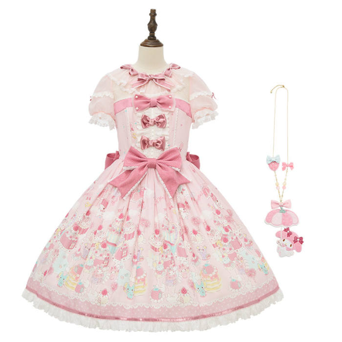 Summer Fairy ~Sanrio Collaborated My Melody~ Print Lolita OP