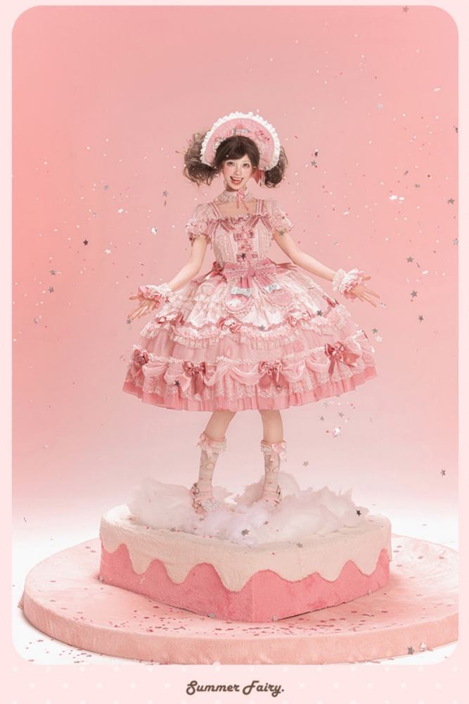 Summer Fairy  Sanrio Collaborated My Melody Print Lolita OP