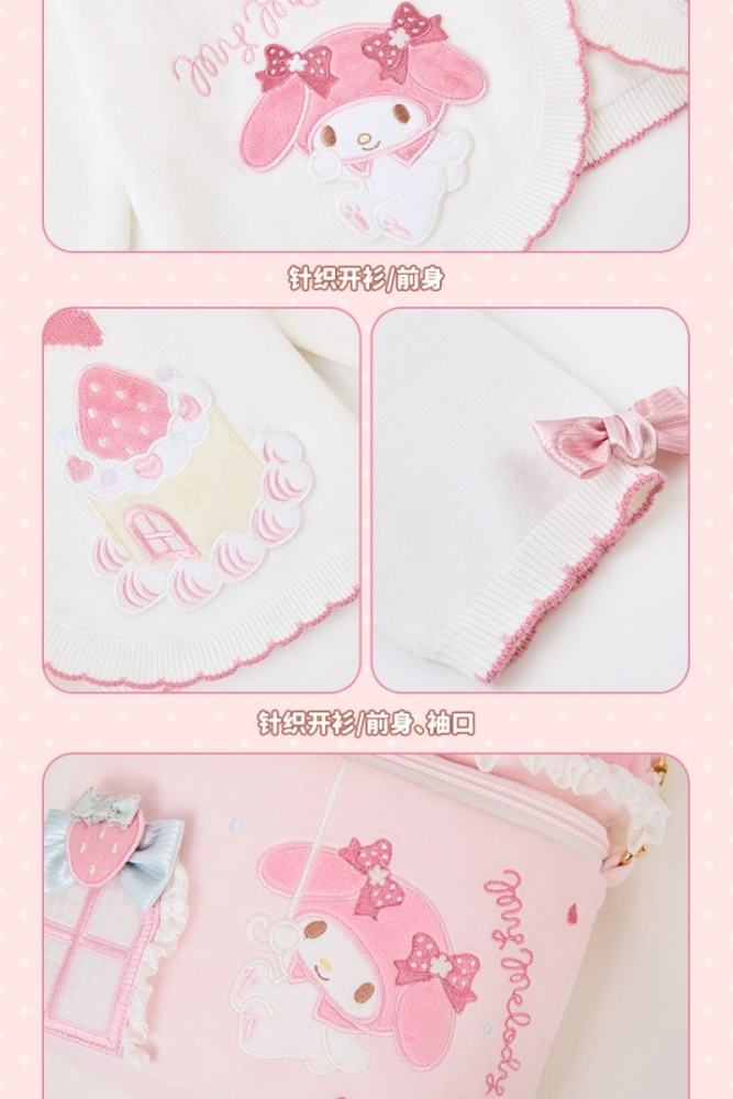 Summer Fairy ~Sanrio Collaborated My Melody~ Lolita Cardigans Blouse and Bag