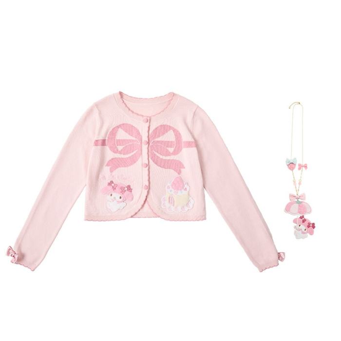 Summer Fairy ~Sanrio Collaborated My Melody~ Lolita Cardigans Blouse and Bag
