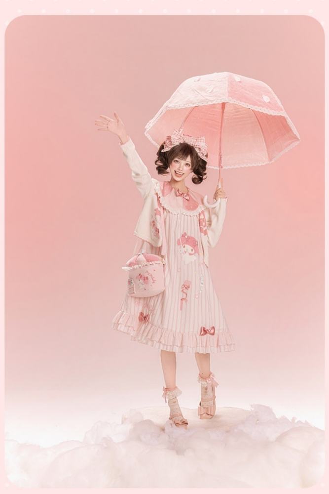 Summer Fairy ~Sanrio Collaborated My Melody~ Lolita Cardigans Blouse and Bag