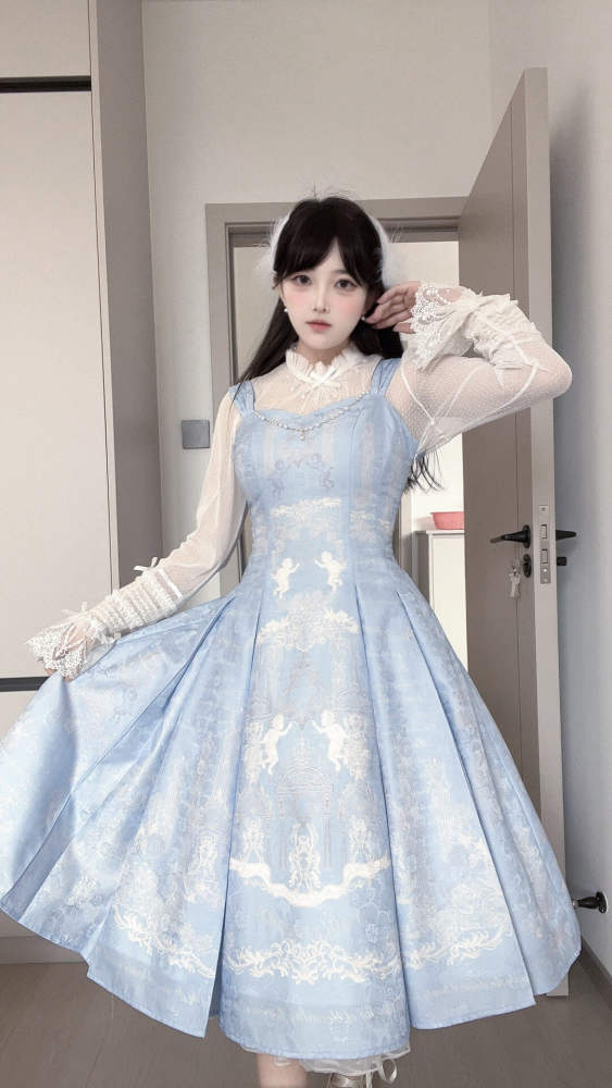Vault Design ~Angel Garden~ Classic Lolita JSK & OP 8 Colors