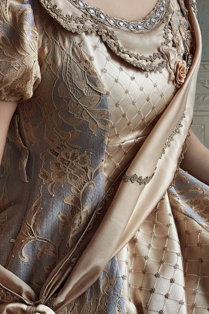 Xwc ～Sinking Twilight～ Luxury Regency Era Empire OP Dress