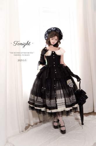 Tonight My Second Letter to You Vintage Lolita Skirt and Top